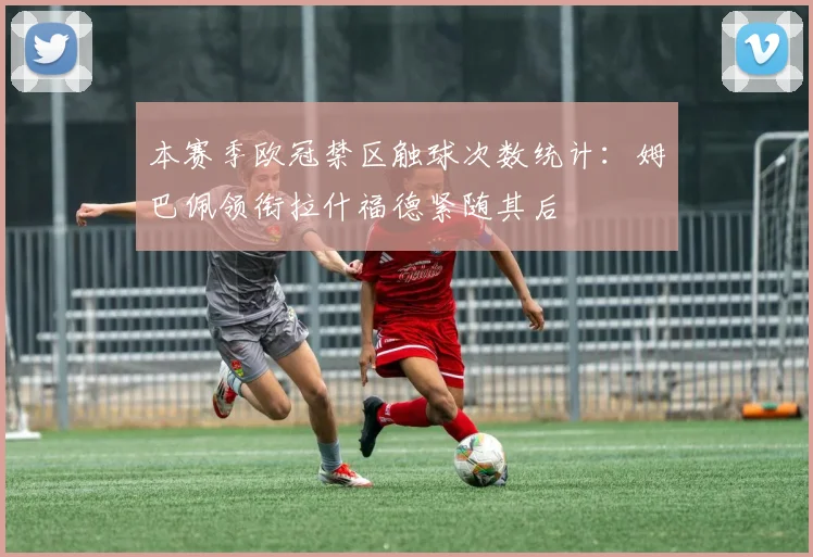 本赛季欧冠禁区触球次数统计：姆巴佩领衔拉什福德紧随其后